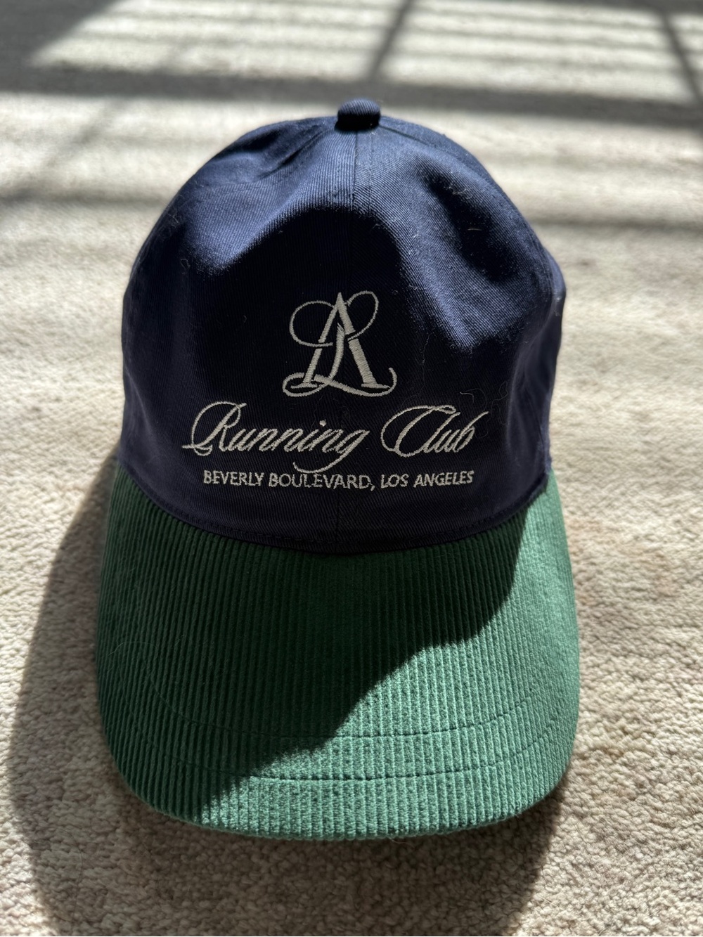 Corduroy Twill Baseball Cap